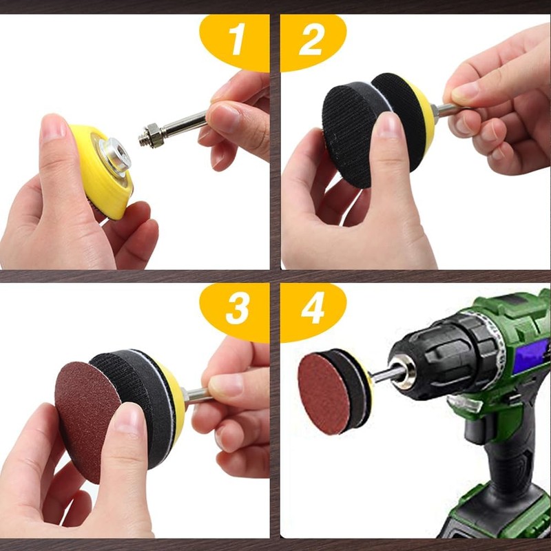 SPEEDWOX 3 Inch Soft Foam Layer Buffering Pad 5 Pack