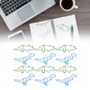 100 Pcs Shaped Paper Clips Hippo Dinosaur Shape Metal Cute