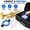 3-Piece Trumpet Cleaning Brush Kit for Instrument Maintenance – Manual