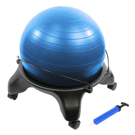 CanDo unisex adult Without Back CanDo Ball Chair, Blue, Size US