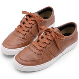 YFINE Flat Waxed Shoe Laces: Sneakers Shoelaces for Men&Women Boot - 2 Pair, 09 Red Brown, 55 Inch (140CM)