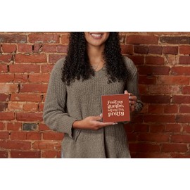 Modern Minimalist Louisiana Gumbo Saying, Joyride Home Decor, Wood Block Sign, 5"x5" Freestanding, Shelf or Wall Displayed, Artist Designed Home Décor.