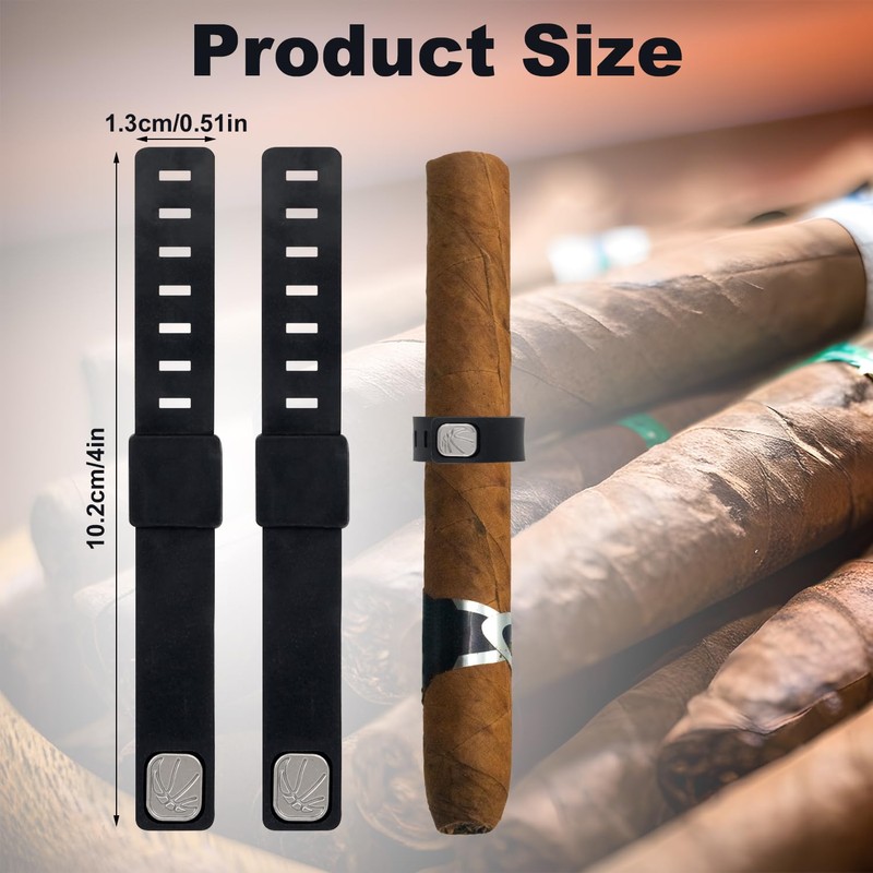 BOXOB 2pcs Magnetic Cigar Holder for Golf Cart, Portable Cigar