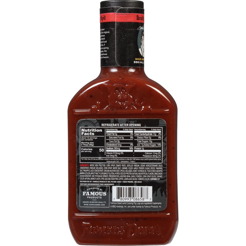 Famous Dave's BBQ Variety Pack With Devil's Spit, Sweet &