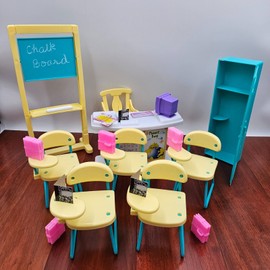 Gloria Classroom Dolls Furniture+ Chalk Board