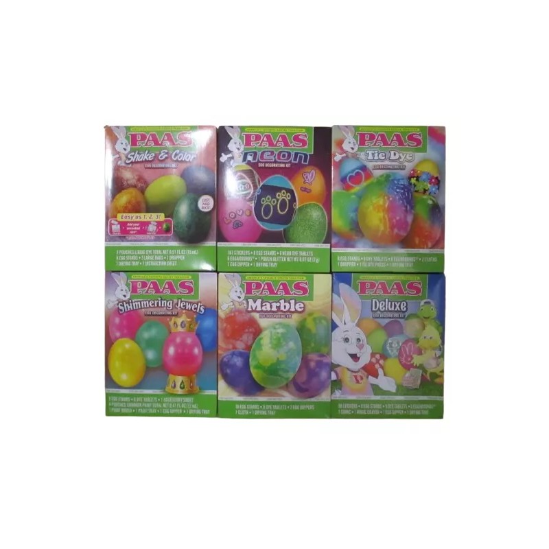Paas Easter Egg Decorating Kit Food Safe Coloring Eggs Dye