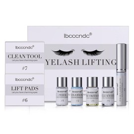 Lash Lift Kit, Professional Eyelash Lift Kit, Semi-permanent Eyelash Perm Kit and Lash Curling Wave Kit with Eye Shields, Pads and Accessories, Suitable for Salon & Home Use