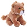 Wild Republic Pocketkins Eco Smilodon, Stuffed Animal, 5 Inches, Plush