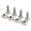 TOBEOME 4pcs M6 Hydrofoil T Nuts Brass Surf All Outdoor