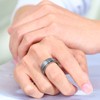 8mm Titanium Anxiety Fidget Rings Spinner Tungsten Ring for Men