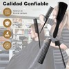 Peine de Madera Bambu,Peine de Bambu,Peine para Masaje con Bolsa