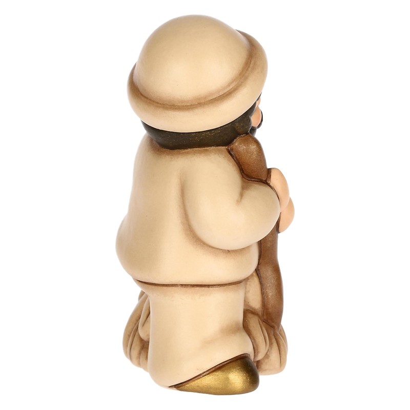THUN, Man with Fork and Hay Made of High-Quality Ceramic,
