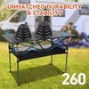 Opliy Portable Folding Camping Table for 4-6 Persons Aluminum Collapsible