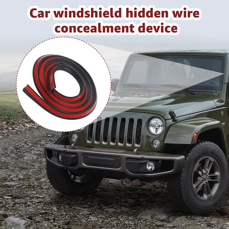 6.56FT Car Cable Wire Hider,Car Windshield Wire Hider,Light bar Wire