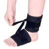 Pluvyze Plantarfasziitis Bandage,Plantarfasziitis Nachtschiene,Plantarfasziitis-Bandage,Achillessehne Bandage，Verstellbares Design mit Klettverschluss,Herausnehmbares Sohlenpolster (Schwarz)