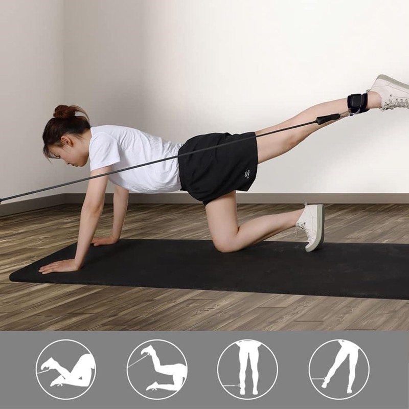 Ankle Strap for Cable Machines and Resistance Bands, Work Out