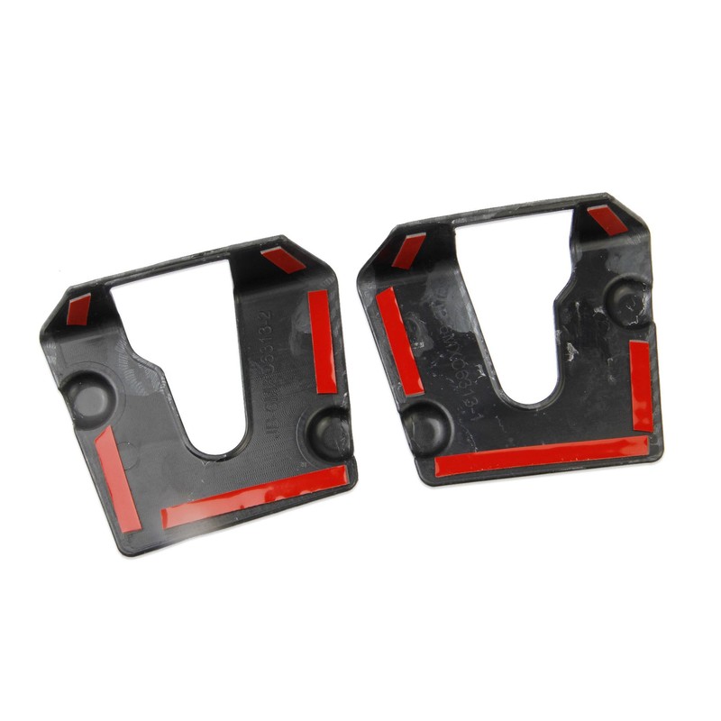 Fewshaw Carbon Fiber Style Door Lock Cover Buckle Protection Decor