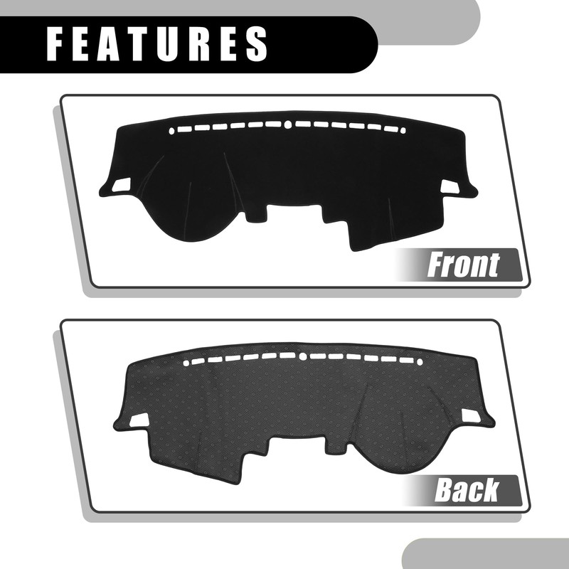 Partuto Dash Cover - Car Center Console Non-Slip Dash Board