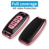 Tukellen for Nissan Key Fob Cover, Premium TPU Plated Case