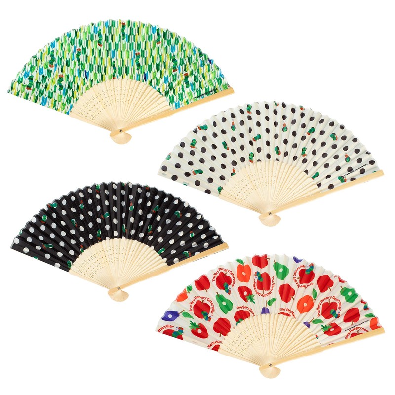 Crane Workshop Harapeko Aomushi Fan, Mother's Day, Father's Day (Beige
