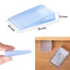 8 Pcs Rubbery Clear Table Shims, Level Wedge for Home