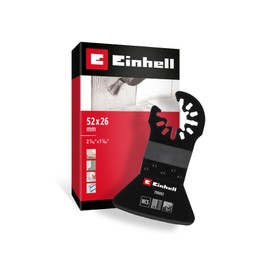 Original Einhell Scraper Rigid 52 mm (Durable Carbon Steel, Open Back Quick Change Function, Suitable for Multitools)