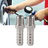 Quick Connectors for Fluted Hoses, 2 Pieces 1/4" Stainless Steel