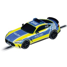 Carrera GO!!! 20064254 AMG Mercedes GT Polizei I 1:43 Scale Slot Car I With Original License I Suitable For Ages 6 Years+