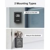 Puroma Lock Box, Large Key Lock Box Resettable Combination Lockbox,