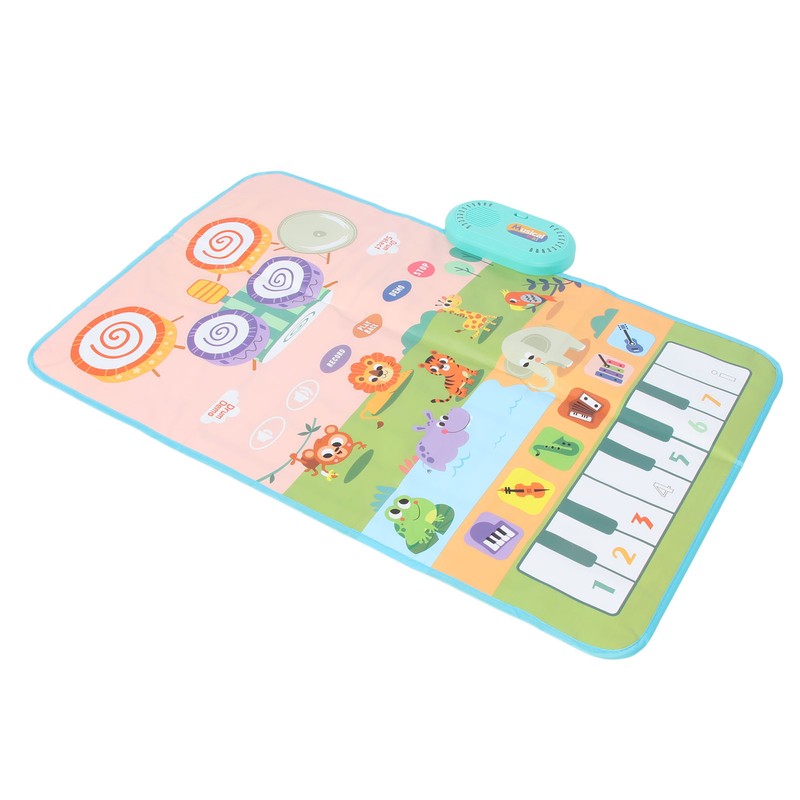 Musical Mat for Toddlers Floor Piano Keyboard Drum Carpet Waterproof
