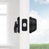 Kwikset 817 Deadbolt Lock, Matte Black Round Exterior Keyed Front