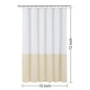 Alyvia Spring Waterproof Fabric Shower Curtain, Soft and Lightweight Fabric