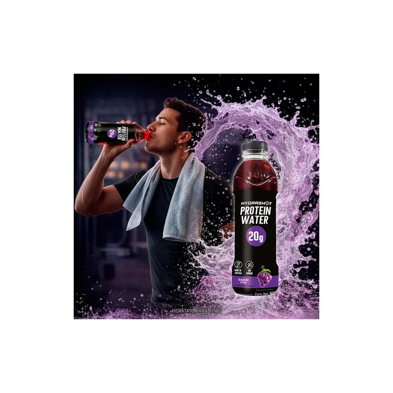 Bebida De Proteína Electrólitos 20g Proteína Hydrashot Ctc