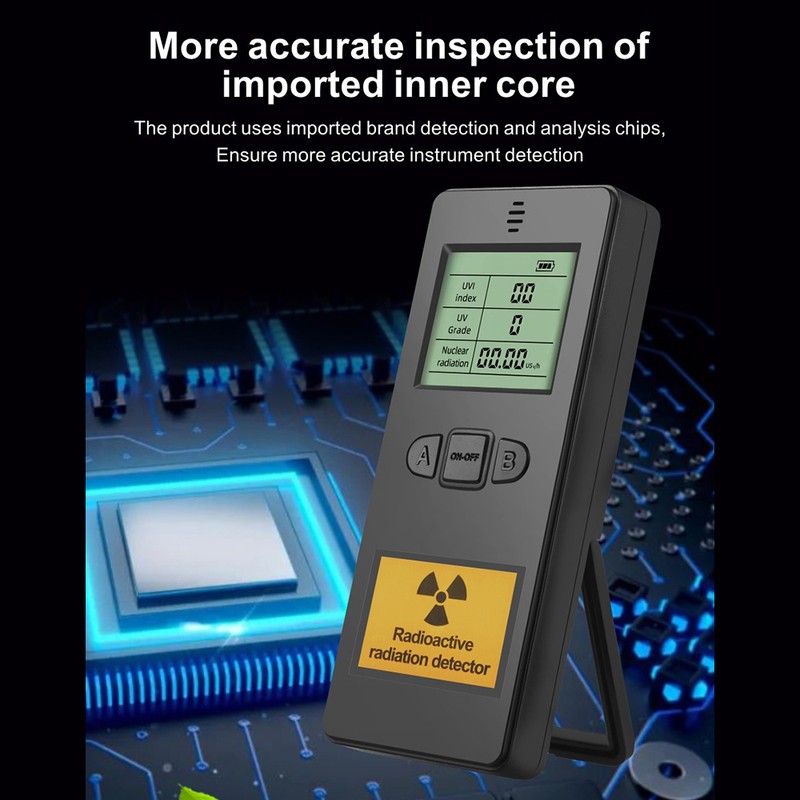 Handheld Portable Nuclear Radiation Detector Household LCD Display Laboratory Multi-function