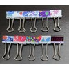 19mm Small Assorted Design Foldback Clips Paper Binder Clamps Clips