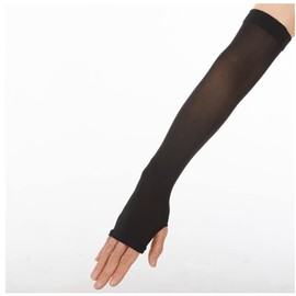 Carelance Ultra Thin Cool Arm Cover, Bare Skin Feeling, Cool Feeling, Arm Cover, Hides Stains, Beautiful Skin, UV Protection, UV Arm, Thin, Clean, Beautiful, Sunayama Socks, Black