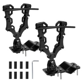 Upgraded Single ATV/UTV Gun Rack, Hunting Tool Holder Mount Compatible with UTV/ATV/Golf Cart/Bicycle, Holding Gun Bow Hunting Tool Shovel Hoe Sickle