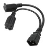 IEC320 C20 to 5 20R 5 20R Power Cord Universal