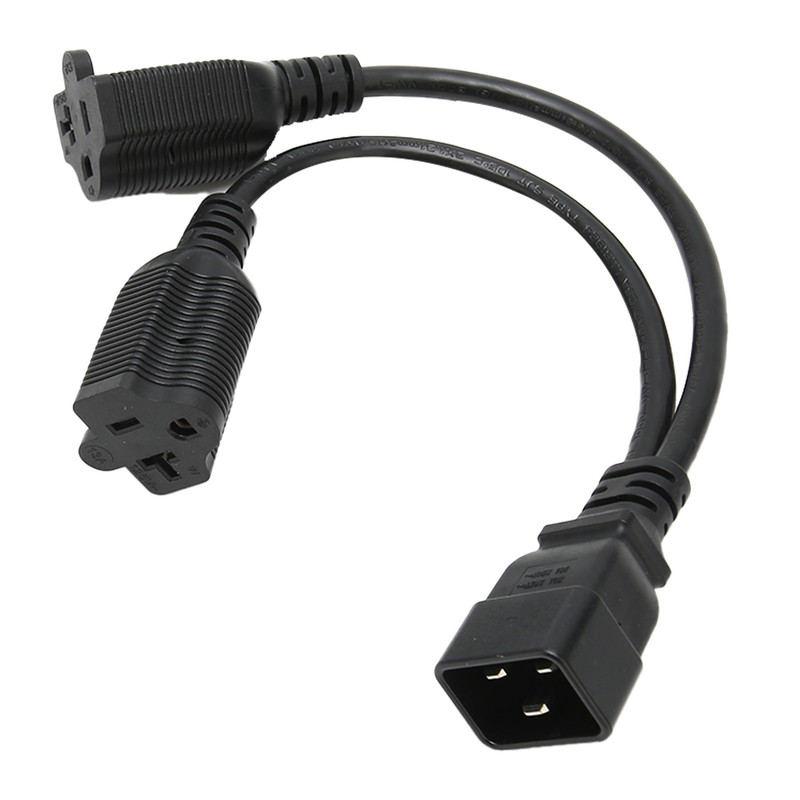IEC320 C20 to 5 20R 5 20R Power Cord Universal