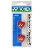 YONEX *NEW* 2 PACK YONEX "RED / BLACK" VIBRATION STOPPER 5 DAMPENERS TENNIS RACQUETS