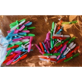 VUNIVERSUM 30 Set of 120 Propeller Rotor Blades Compatible with Nano WLtoys V272 V676 E10 E10C E10W Cheerson CX-10 CX10 CX-10A CX-10C CX-10W CX-10D CX-10WD 30 mm Quadcopter Drone Copter