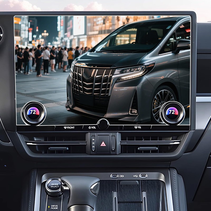 Pacify 新型 アルファード ヴェルファイア 40系 用 カーナビ 保護フィルム 9H 傷防止