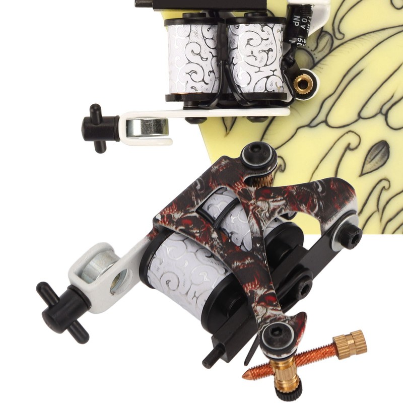 Tattoo Coil Machine 10 Wraps Lightweight Precise Liner Shader Stable