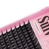 Sulv Lash S01# Color Black D Curl 144pcs 8mm,10mm,12mm,14mm,16mm,18mm,20mm to