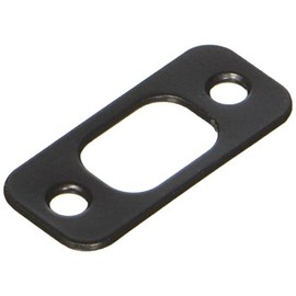 Kwikset 85063-514 1" x 2-1/4" Radius Corner Deadbolt Strike Iron Black Finish