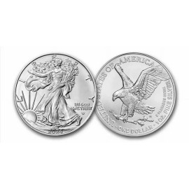 U.S. Mint 2024 Silver American Eagle 1oz .999 in Airtight capsule BU