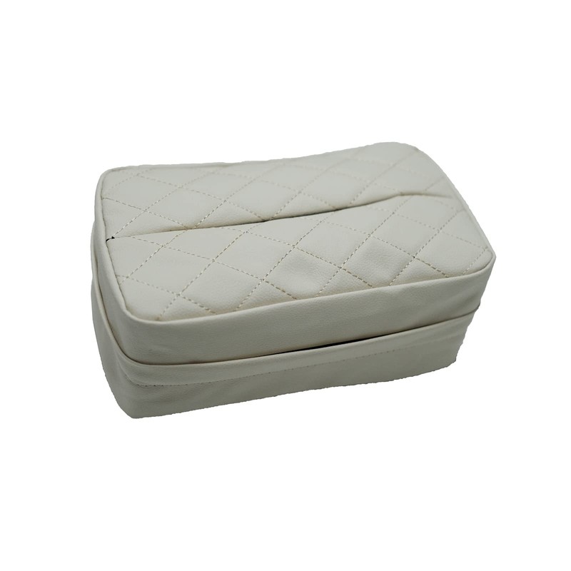 SENYAZON Car Standard Tissue Holder, 120 Tissues Box Cover for