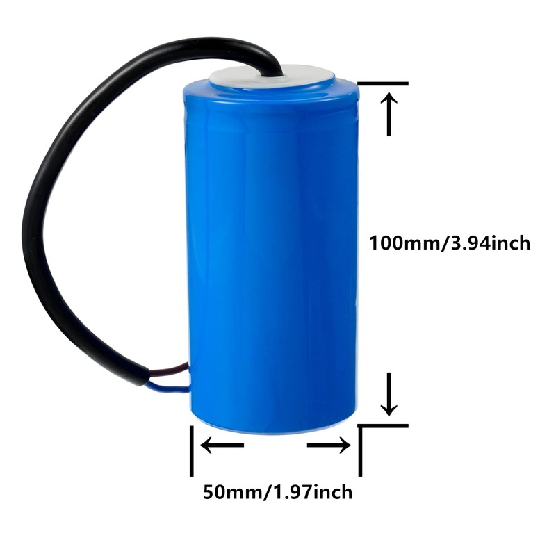 BOJACK 200 uF 250 V AC 200 MFD CD60 Start