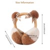 Guador Winter Ear Warmers Women's Foldable Ear Warmers Plush Earmuffs