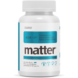 YOU MATTER SMART NUTRIENTS - Alca C - Vitamina C Masticable- Ascorbato de Sodio Alcalino - Suplemento para Apoyo Antioxidante y Fácil Digestión - 120 Tabletas